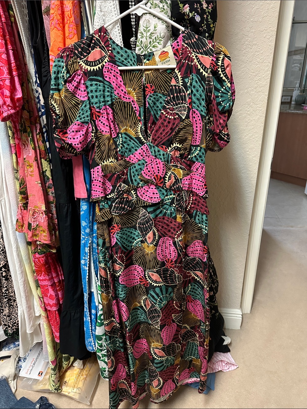 Farm Rio Multi Color Maxi Dress - Picture 2 of 7
